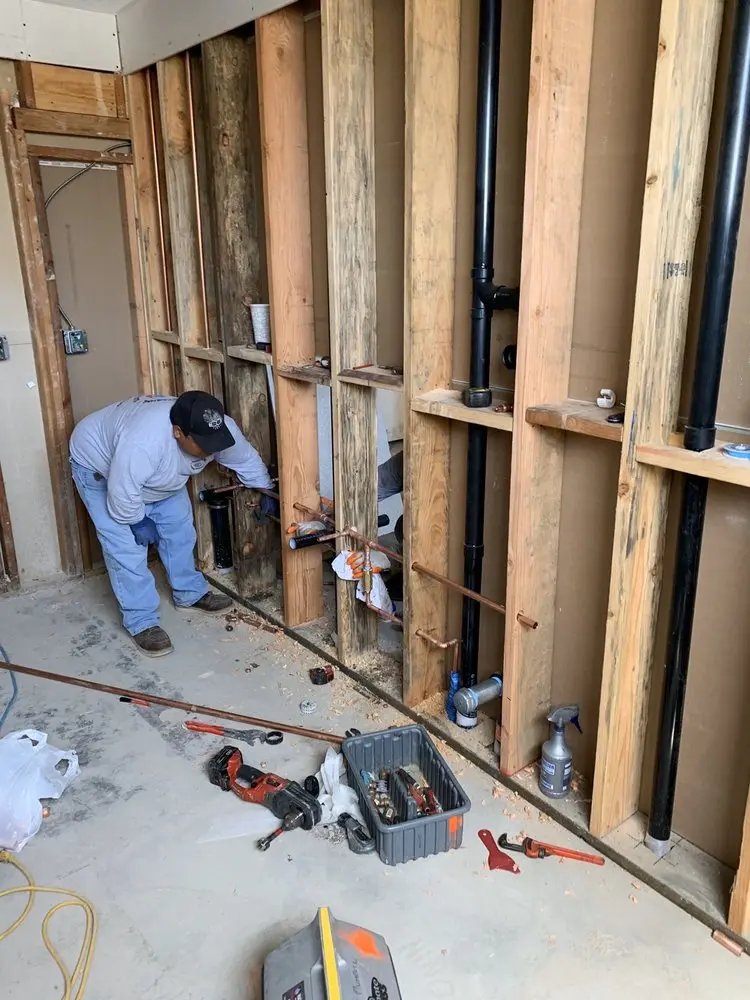 Commercial rough-in plumbing for Gas Line Repair in Mill Pond